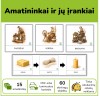 Amatininkai | Kortelės, tinkančios Bee-Bot robotukams (Nr. P147)
